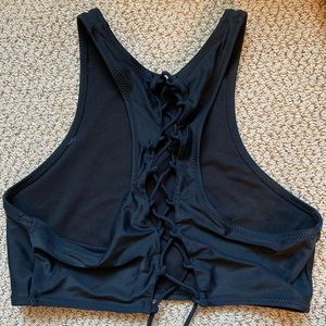 High neck bikini top